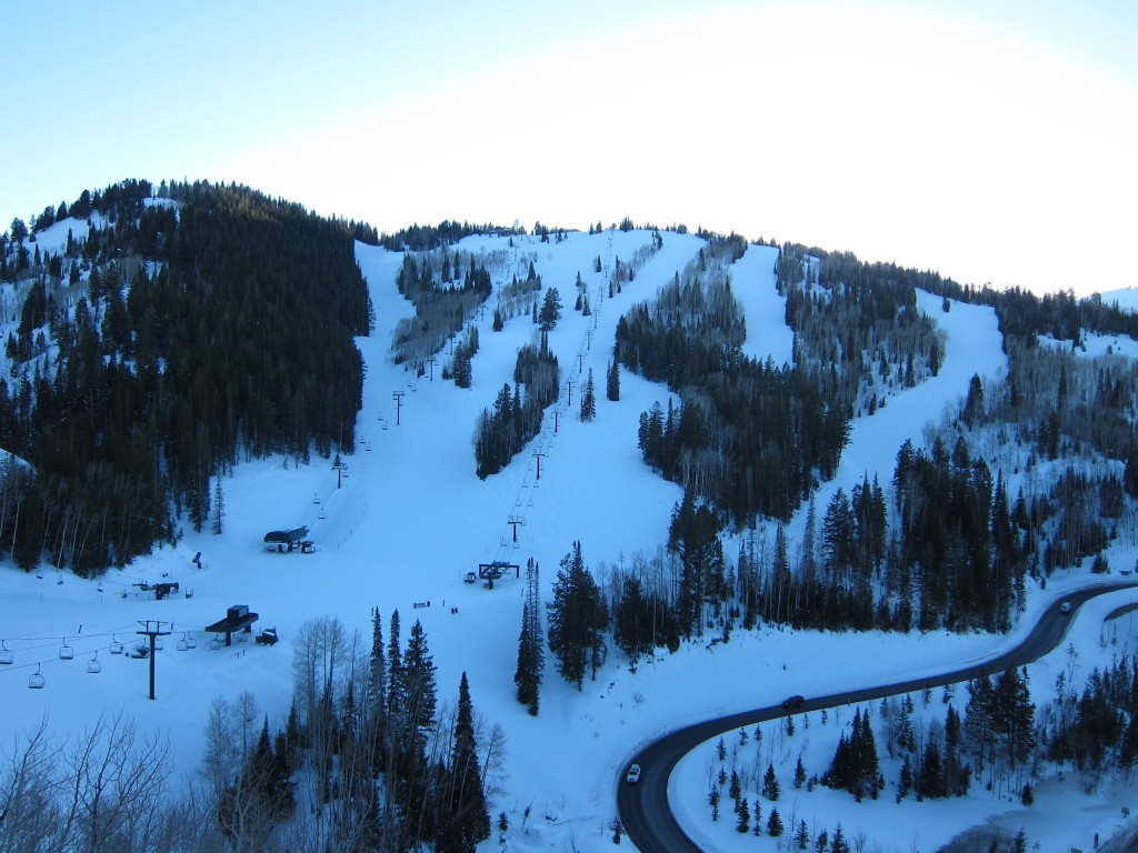 Stein Erickson Lodge patio view