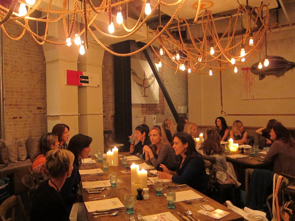 The super secret private dining room on the second floor of Searsucker. The super secret private dining room on the second floor of Searsucker.