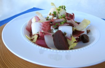 Endive Salad with Beets, Blue Cheese, and Lemon Vinaigrette