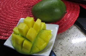 Cut mango from TV Nutritionist Michelle Dudash