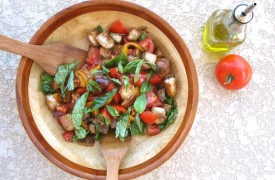 Panzanella Bread Salad Recipe from James Peterson's Cookbook "Vegetables"