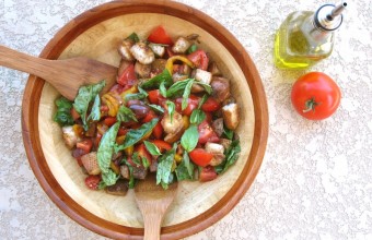 Panzanella Bread Salad Recipe from James Peterson's Cookbook "Vegetables"