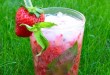Fresh Strawberry Coconut Water Cooler