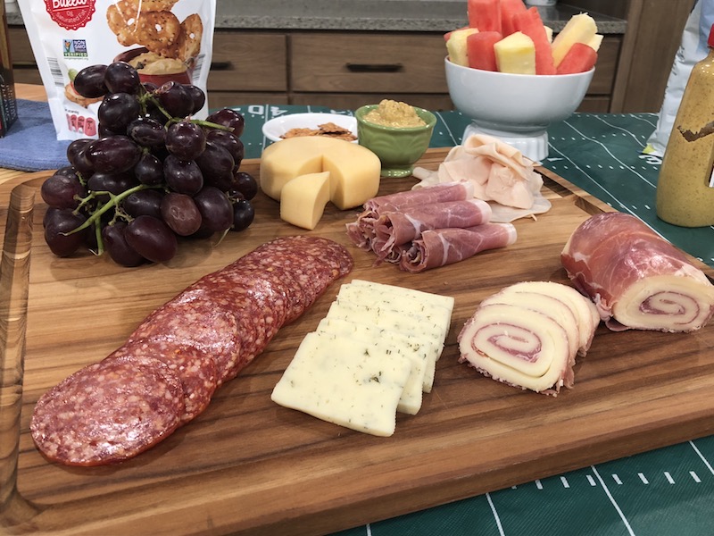 Charcuterie Board with meats from ALDI