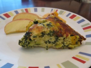 Easy Summer Vegetable quiche