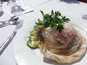 Rockfish en Papillote with quinoa pilaf