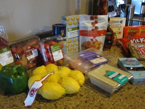 Fresh & Easy Neighborhood Market grocery shopping haul