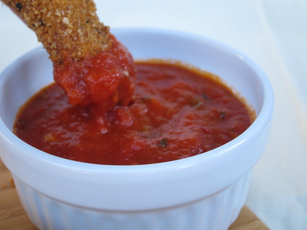 OvenFried Cheese Sticks with Marinara Sauce Recipe Michelle Dudash, RD