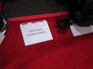 Our spot on the red carpet next to Inside Edition.