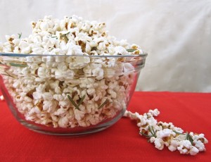 Stovetop Rosemary Parmesan Popcorn Recipe