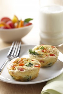 Make-Ahead Mini Broccoli Cheddar Frittatas