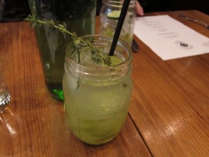 Green Grape and Thyme Elixir