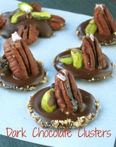 Salted Dark Chocolate Fruit & Nut Clusters