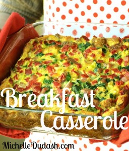 Spinach and Bell Pepper Breakfast Casserole