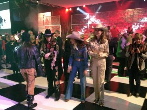 Blingy cowgirls at Barrett-Jackson Scottsdale