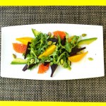 Orange & Beet Salad with Arugula and & Pistachios