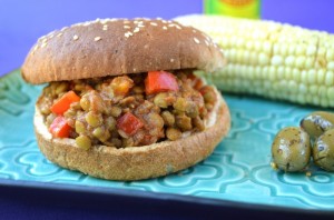 Slow Cooker Lentil Sloppy Joes