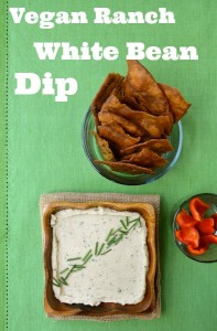 Creamy Vegan Ranch White Bean Dip