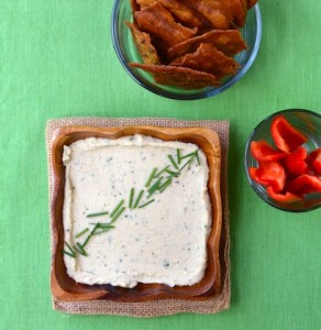 Creamy Vegan Ranch White Bean Dip