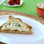 Creamy Vegan Cashew Spread with Rosemary and Chives