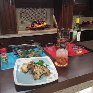 Fourth chicken and sangria