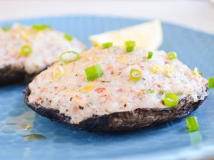 Grilled Shrimp-Stuffed Mushrooms