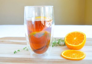 Cinnamon-Citrus Tea with Thyme