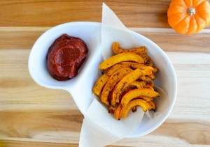 Pumpkin Fries with Chipotle Ketchup