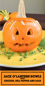 Stuffed Jack O'Lantern Bowls