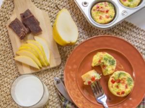 Broccoli Cheddar Mini Frittatas