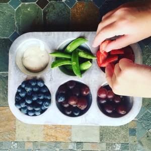 muffin tin snack bar