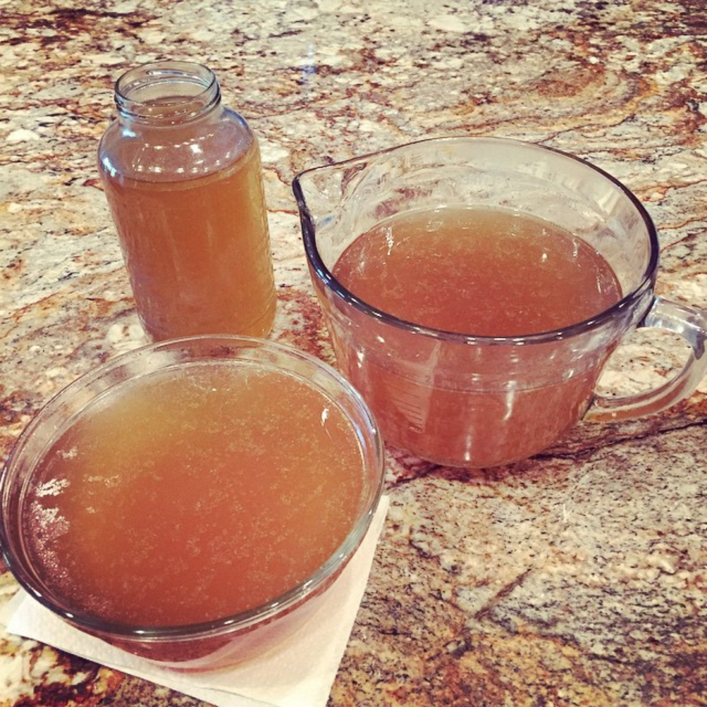 homemade turkey stock