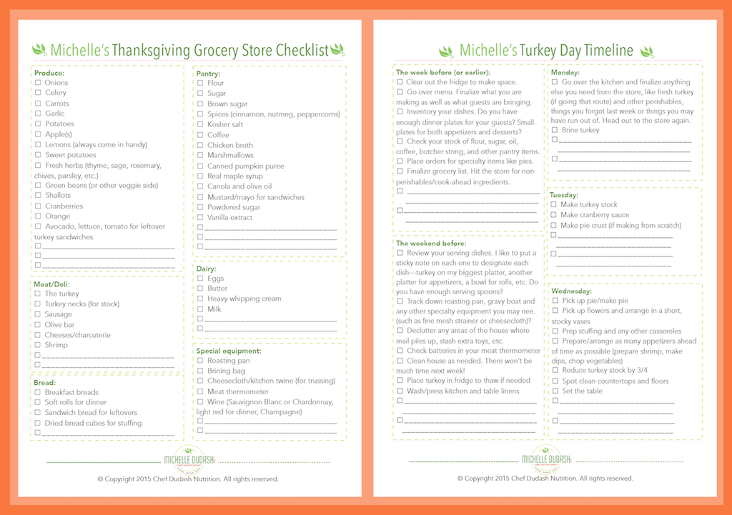 Printable Thanksgiving PDFs