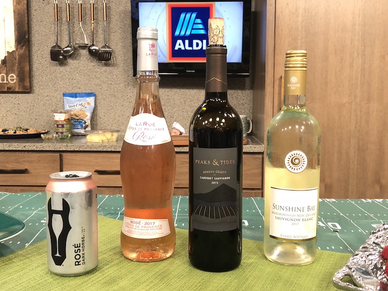 ALDI Wines for Game Day Food